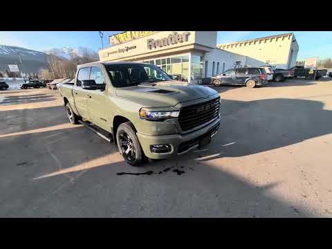 2026 Ram 1500 Sport 4x4 Crew Cab 6'4" Box in Green for sale at Frontier Chrysler Dodge Jeep Ram Fiat Ltd. in Smithers, BC