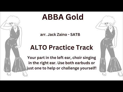ABBA Gold - arr. Jack Zaino - ALTO PRACTICE TRACK