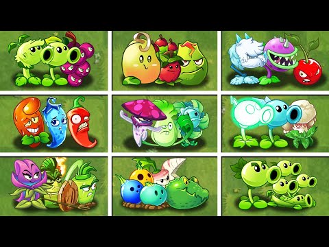 PVZ 2 Random 20 Team 3 Plants - Which Team Plant Will Win? - PVZ 2 Team Plants