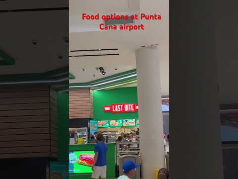Food options at Punta Cana airport #puntacana #travel #airport #vacation #food