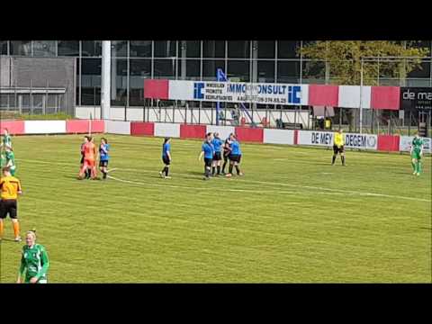 Club Brugge Dames A- Cerkelladies 2-0, 22-04-2017