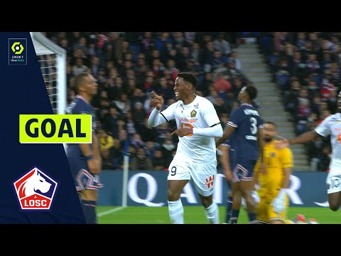 Goal Jonathan Christian DAVID (31' - LOSC) PARIS SAINT-GERMAIN - LOSC LILLE (2-1) 21/22