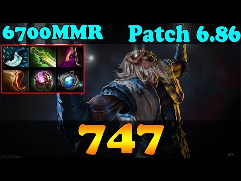 Dota 2 - Patch 6.86 : 747 6700 MMR Plays Zeus Vol 2 - Ranked Match Gameplay!