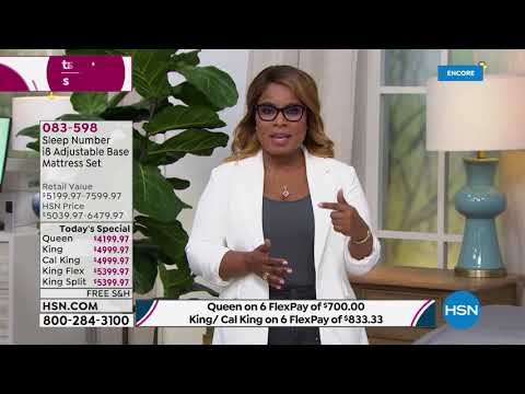 HSN | Sleep Number Mattresses 08.04.2019 - 06 AM