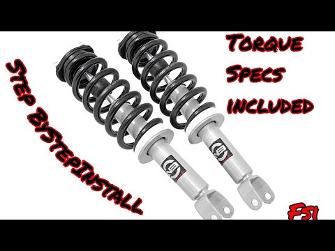 2016 Ram 1500 Rough Country 2in Strut leveling lift kit install