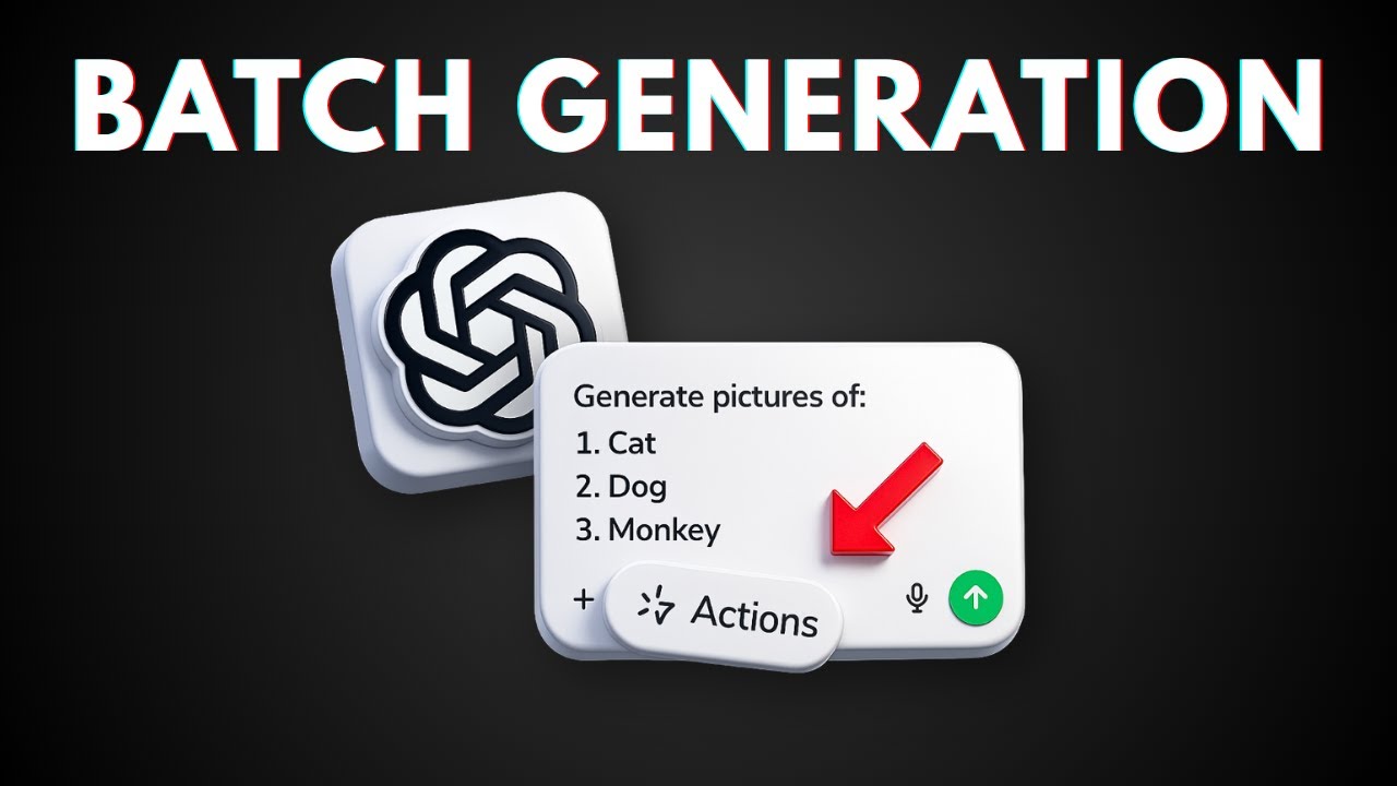 How to Batch Generate MULTIPLE Pictures at Once in ChatGPT
