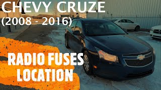 Chevrolet Cruze - RADIO FUSES LOCATION (2008 - 2016)