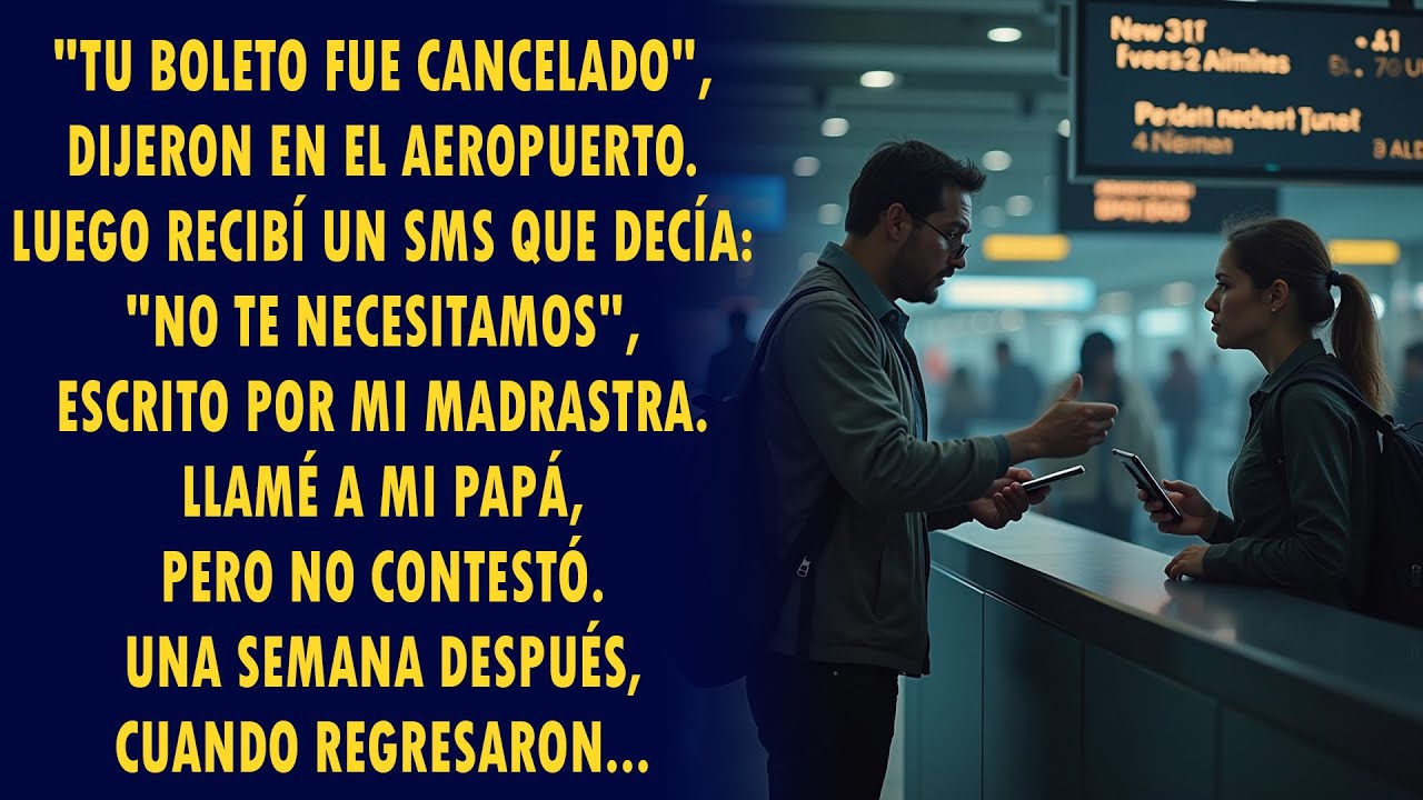 "Su Boleto Fue Cancelado", Dijeron En El Aeropuerto. Más Tarde Recibí Un Mensaje De Texto: "No Te...