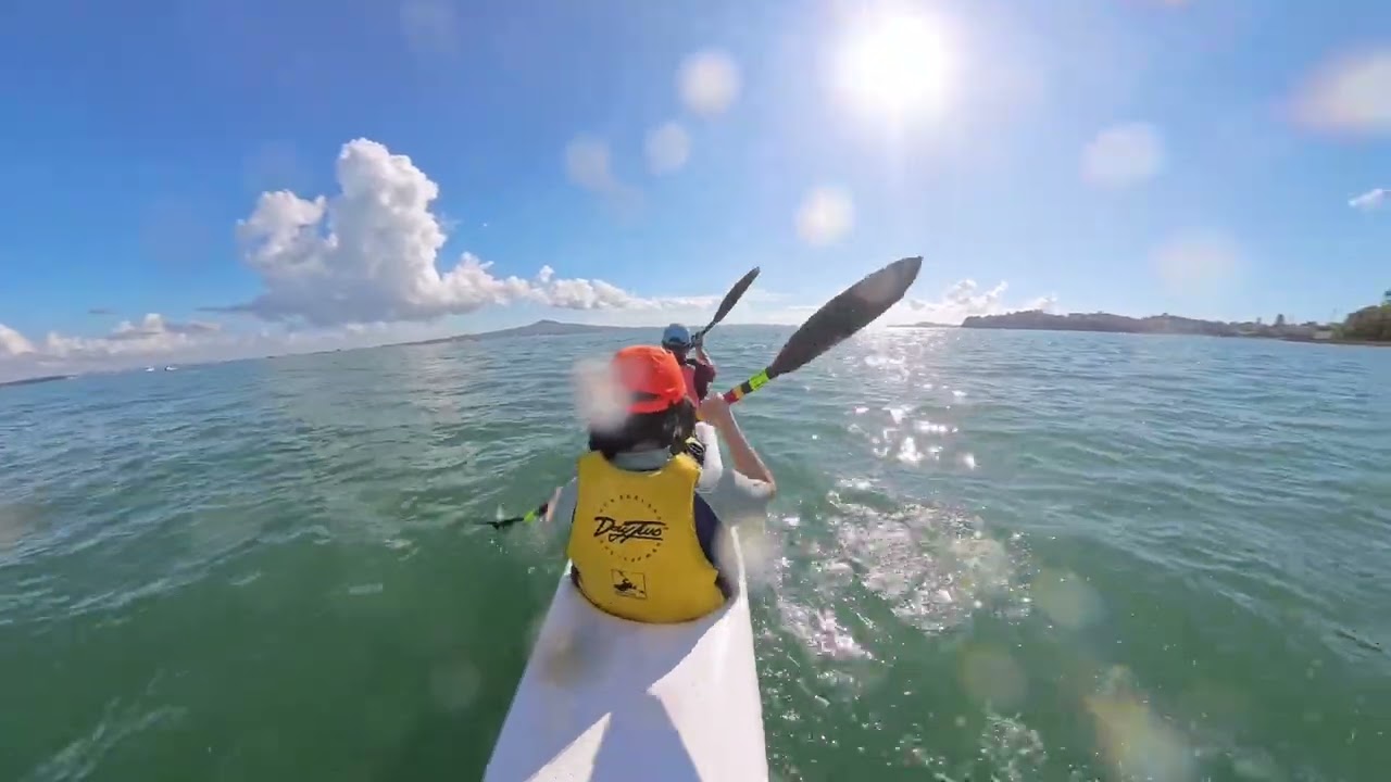 All out at sea! Beautiful sunny day!