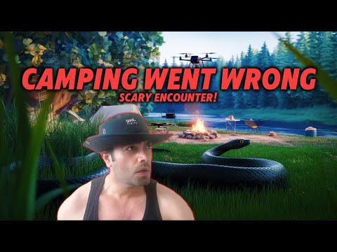 Snake Attack?! My Drone CRASHED in River! (Scary Camping Gone Wrong) | Baihe Gorge 白河峡谷自然风景区