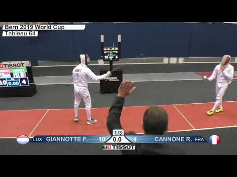 2019 385 T64 30 M E Individual Bern SUI WC RED CANNONE FRA vs GIANNOTTE LUX