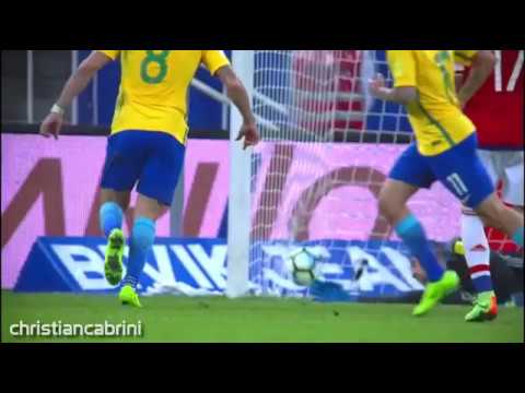 Brasil 3x0 Paraguai - Narração TV da Argentina - Eliminatórias para Copa da Rússia 2018