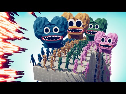 100x POPPY PLAYTIME COLOR PACK + GIANTS vs 3x EVERY GOD - TABS | Totally Accurate Battle Simulator