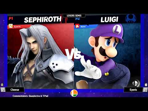 Eyeris (Sephiroth) vs Cheese (Luigi) - SSB India June 4