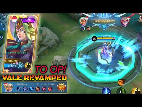 Vale Revamped To Strong! - Mobile Legends Bang Bang