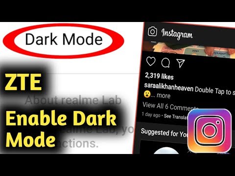 ZTE || How to Enable Instagram Dark Mode in ZTE