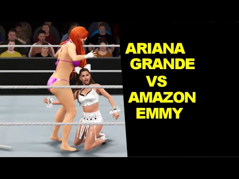 WWE 2K17 Ariana Grande vs Amazon Emmy - Extreme Rules