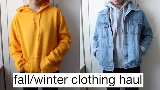 fall/winter try-on clothing haul