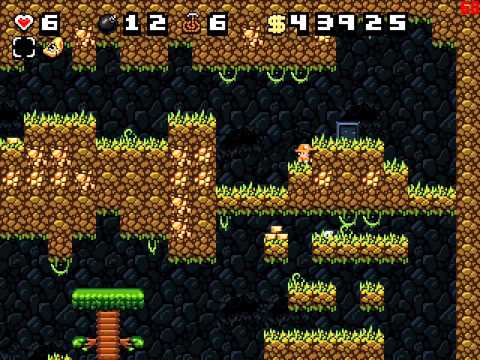 Let's Play Spelunky Classic - Episode 14 - Skipping Past Ice Caverns to Temple