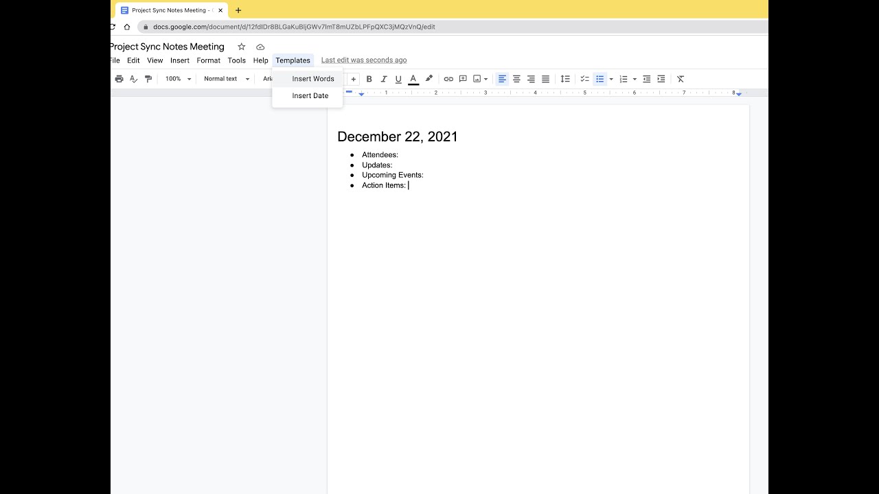Automate Your Work | Insert Template Text in Google Doc Using Google Script