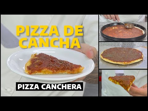 Receta de Pizza de Cancha o Canchera Argentina (Estilo Angelín)