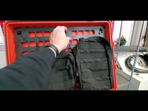 the AOG mechanic- pelican case Molle panel lid.