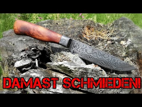 Damastmesser selber schmieden | So schaffst auch du es! | Subtitled