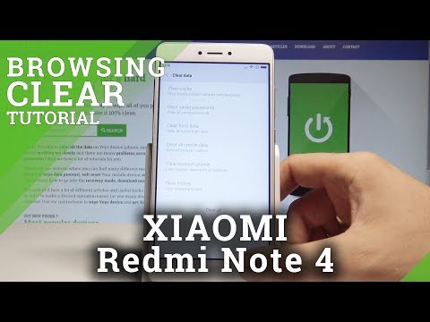 How to Clear Browsing Data in XIAOMI Redmi Note 4 - Erase Browsing History