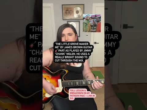 “The Little Groove Maker Me” by James Brown tutorial