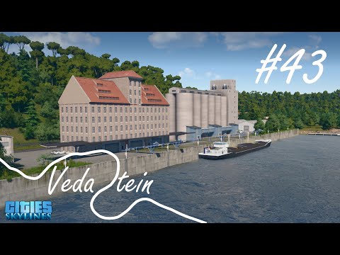 Vedastein #43 - A new Grain Harbor | Cities Skylines Detailing