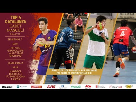 FC Barcelona vs BM Granollers  - FINAL Top 4 Cadet Masculí | 29.04.2018