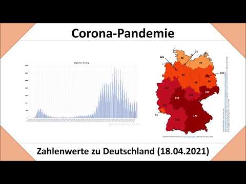 Coronavirus in Deutschland im Überblick - Stand: 18.04.2021 (COVID-19 | Dtl. und Bundesländer)