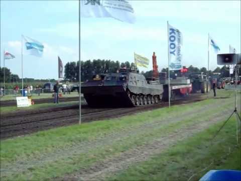 Leopard Recovery Tank "Buffel" Shifts Up A Gear During Tractor Pulling
