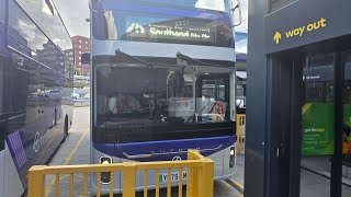 Brand New: First Bus Essex Yutong U11DD 30123 YK75 LMM Route 25