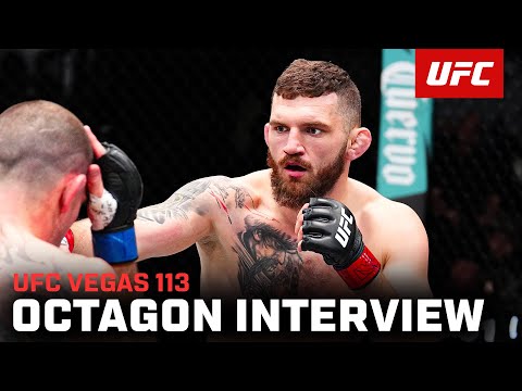 Michal Oleksiejczuk Octagon Interview | UFC Vegas 113