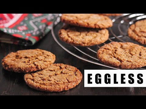 Eggless Gingersnap Cookies | How Tasty Channel