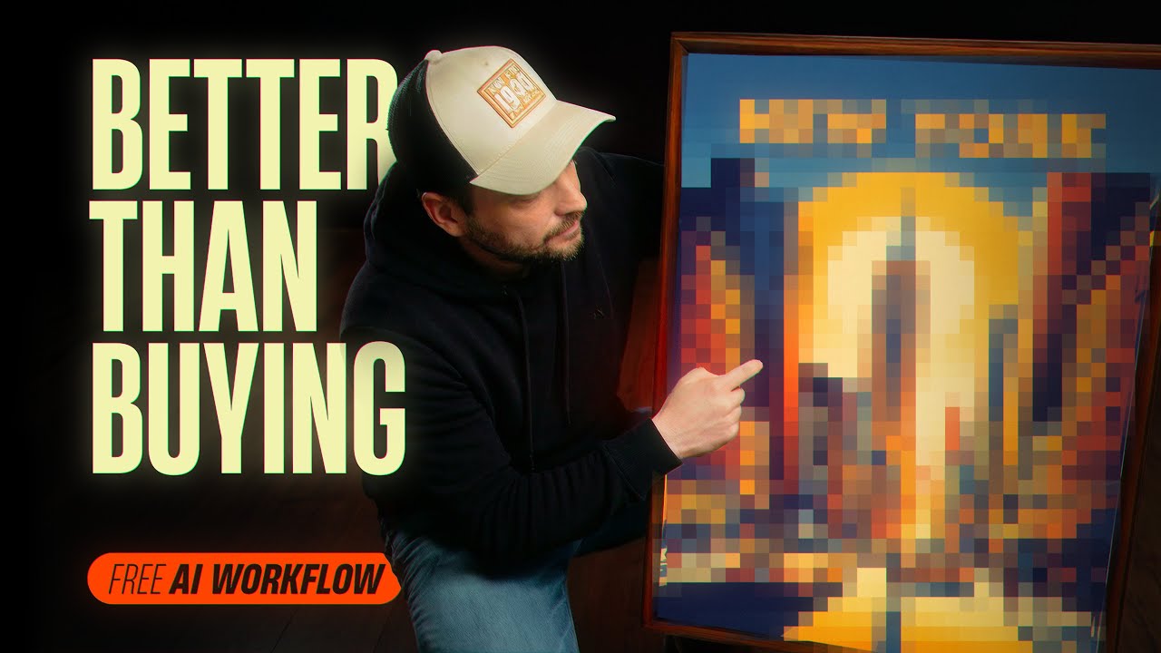 I Fixed My Boring Background With AI Posters