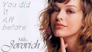 You Did It All Before - Milla Jovovich (subtítulos en español)