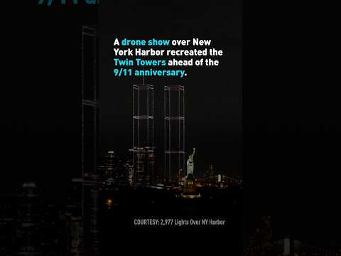 9/11 Twin Towers victims honored with drone show