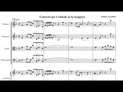 A. Lucchesi - Keyboard Concerto in F Major ( 1773 )