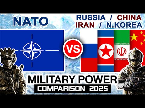 NATO vs Russia China Iran North Korea Military Power Comparison 2025 | NATO Military Power 2025