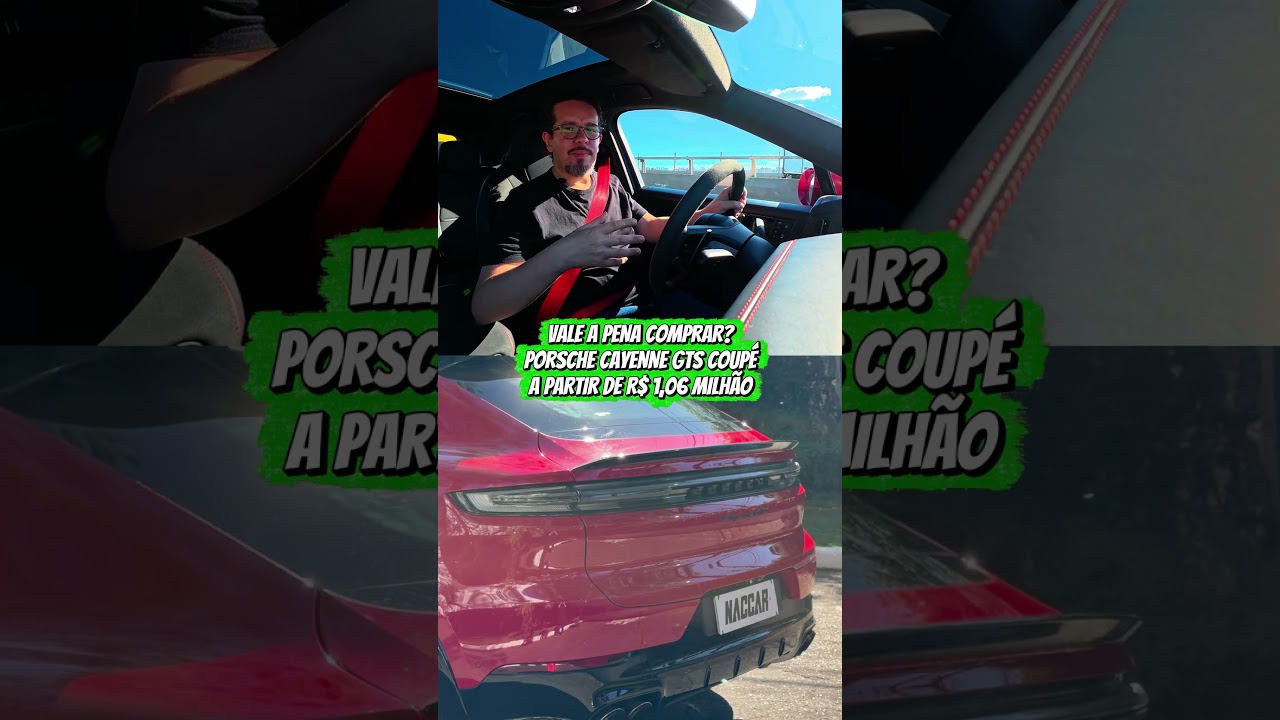 VALE A PENA PAGAR R$ 1,06 MILHÃO? O veredito do Porsche Cayenne GTS Coupé! 🚙✨
