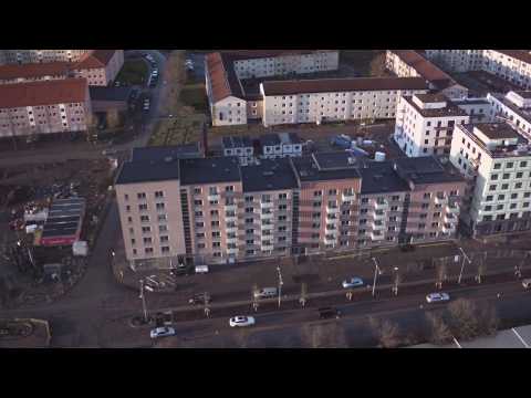 Östra Sala backe växer fram 26 november 2016