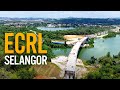 ECRL Selangor Gombak Serendah Puncak Alam Kapar Pelabuhan Klang Mac April 2025