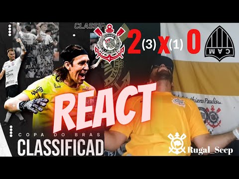 ⚫️ REACT-  CORINTHIANS 2X0 ATLÉTICO MG| COPA DO BRASIL 2023| CLASSIFICADO!!!