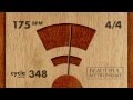175 BPM 4 4 Wood Metronome HD