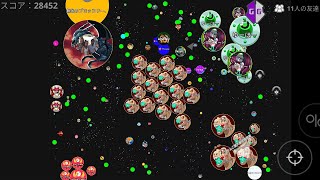 agario Rush zoom Hack vs SAVAGE TEAMS!!  I'mNO.1 アガリオ実況