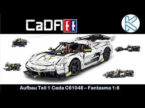 Technikmonster im Aufbau Teil 1! Cada C61048w Fantasma Koenigsegg Jesko by Dugald Cameron