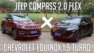 Jeep Compass 2.0 Flex x Chevrolet Equinox 1.5 Turb