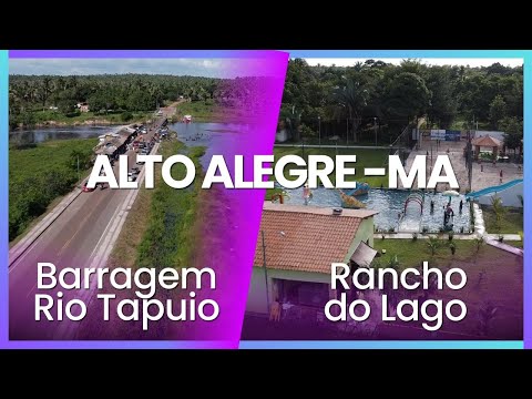 Barragem Rio Tapuio e Rancho do Lago em Alto Alegre  Ma
